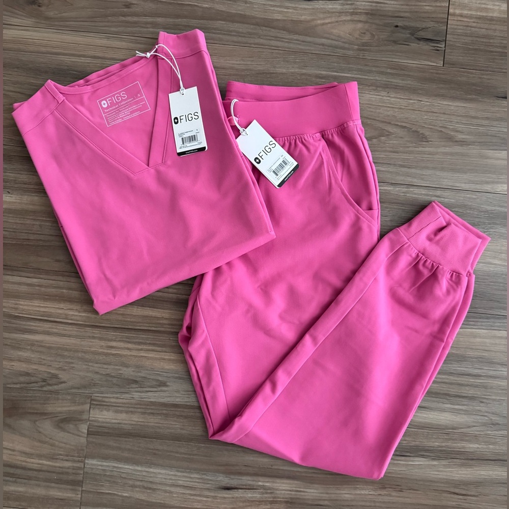 NWT Figs: F*ing Pink Scrub Set - size: S-R